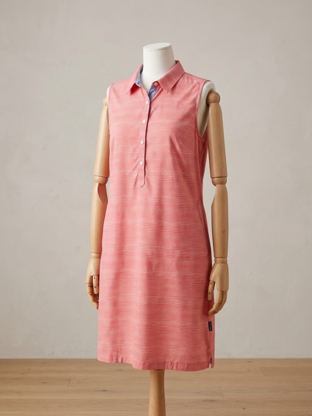 Columbia Sleeveless Pink Polo Tunic Dress
